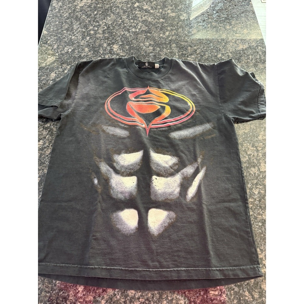 Hellstar Superhero T-Shirt With NFC Tag. Authentic. Size M Black Wash
